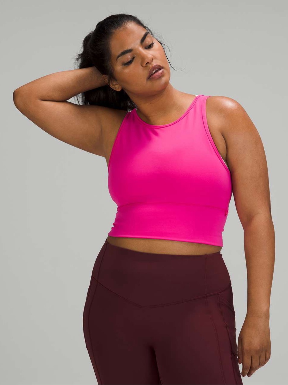 lululemon Power Pivot Tank, Sonic Pink, Size 6